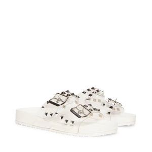 TEDDY-P WHITE MULTI – Steve Madden Madden Girl Studded Sandal